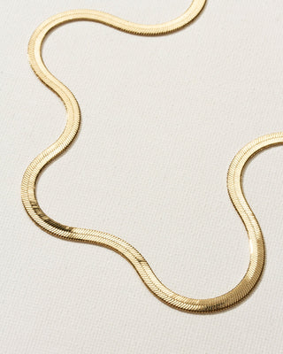 Gold essentials necklace by Luna Norte Jewelry.