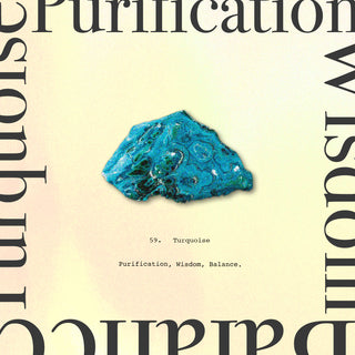 Turquoise is the stone of purification, wisdom, and balance. Click the image to go to the Turquoise Collection.
