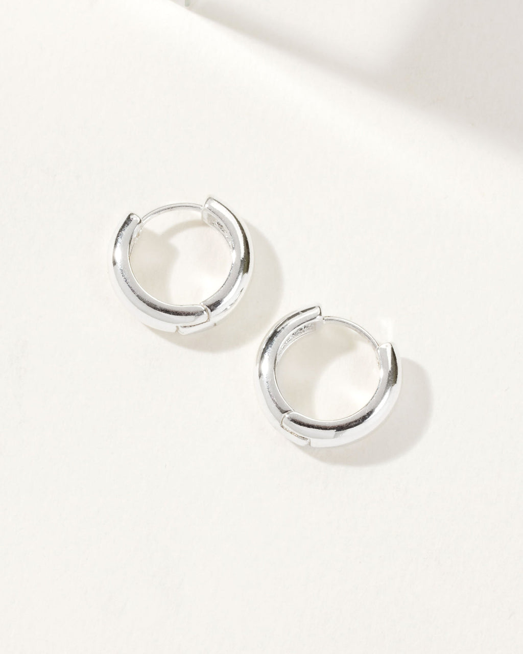 A395. Luna Norte Gold Pavé Huggie Earrings with White Pearl Drops main image 1