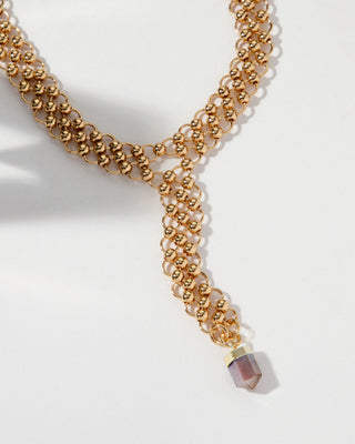 Straight To The Point Chain Maille Y-Necklace