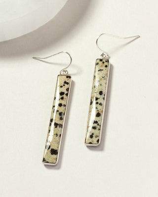 Sticks and Stones Silver Drop Earring