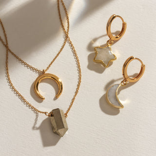 Love by the Moon- Jewelry featuring Celestial Charms