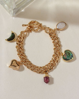 Earth's Heartbeat Charm Bracelet