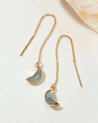 Eclipse Threader Earrings Gold