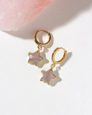 Star Gazing Huggie Hoop Earrings