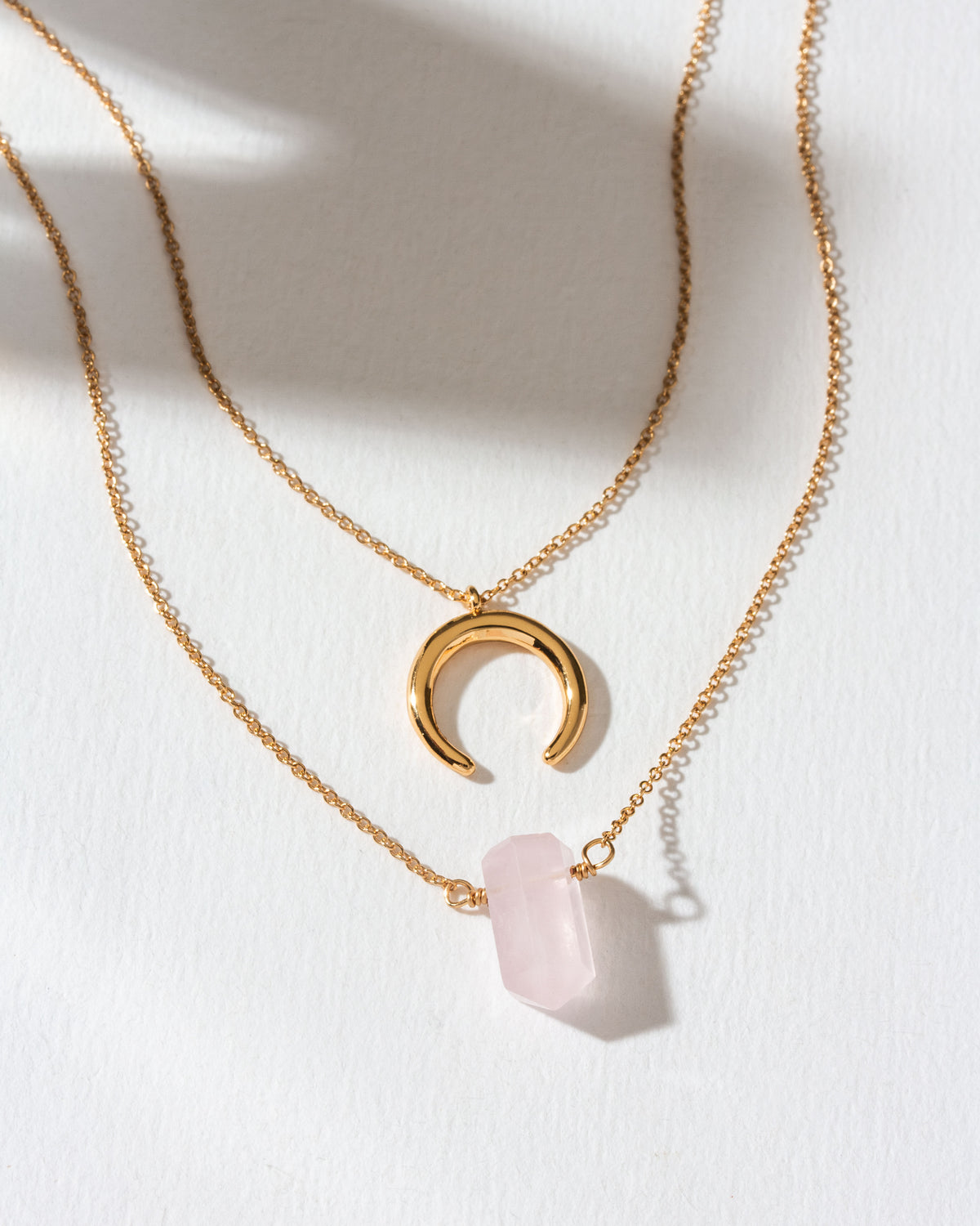 Gemstone Point Necklace Set