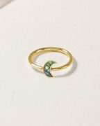14KT Sterling Silver Moondance Ring in Labradorite