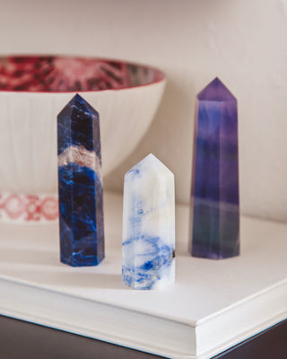 Align Sodalite Gemstone Tower