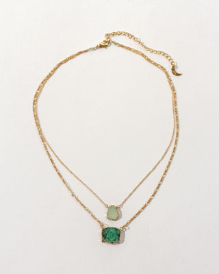 Emerald Sea Layered Necklace