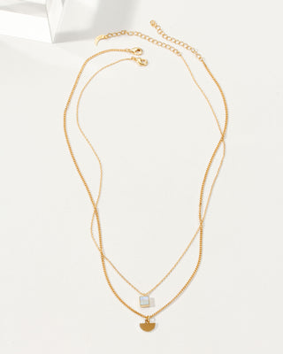 Squared Away Necklace Set