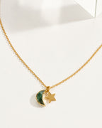 Past Your Bedtime Moon & Star Necklace