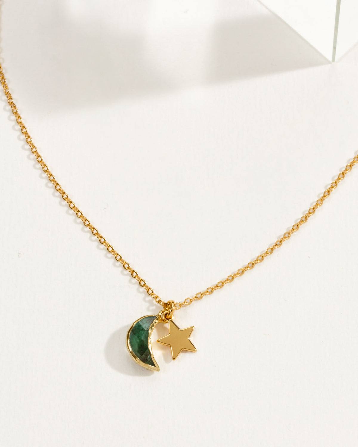 Past Your Bedtime Moon & Star Necklace