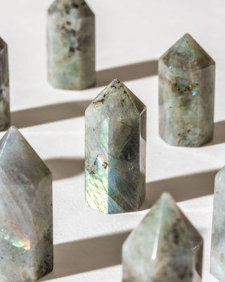 Northern Lights Labradorite Gemstone Mini Tower