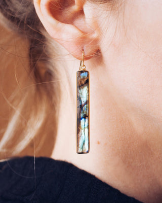 Sticks and Stones Drop Earring