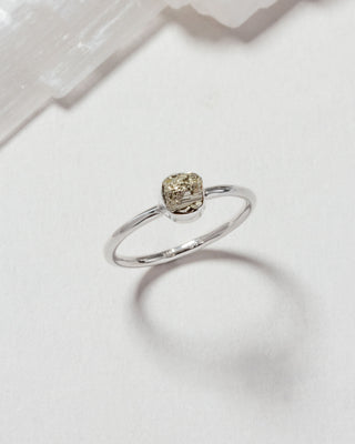 Shine On Pyrite Ring - Silver