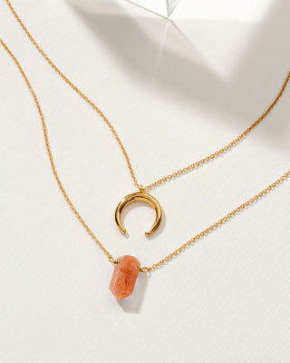 Gemstone Point Necklace Set
