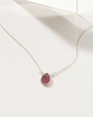 Delicate Gemstone Birthstone Necklace